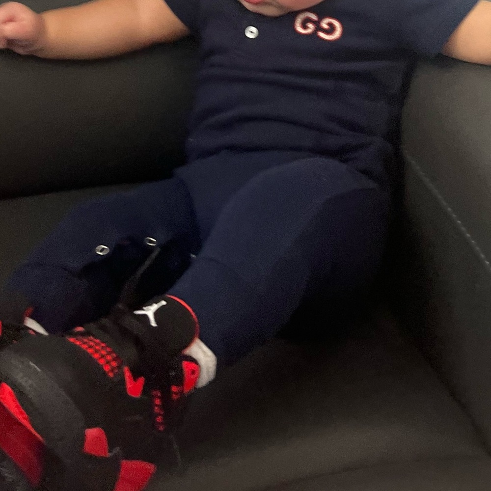 Took off tag to wear the item to tight to be worn . Brand new from Gucci store
